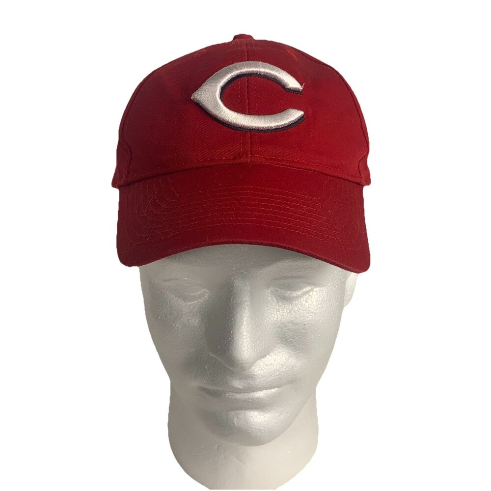 Cincinnati Reds OC Sports Youth Hat Strap Back Red
